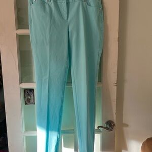J McLaughlin Light Blue Straight-Leg Pants size 12
